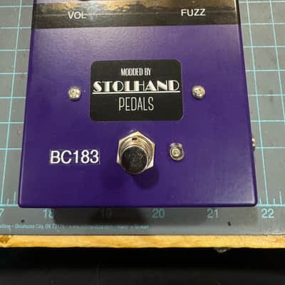 Dunlop JHF1 In Pedalboard friendly enclosure with BC183L transistors modded by Stolhand Pedals image 3
