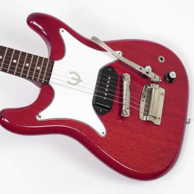 1961 Epiphone Coronet - Cherry - Original Case & Hang Tag! - P-90 Pickup image 7