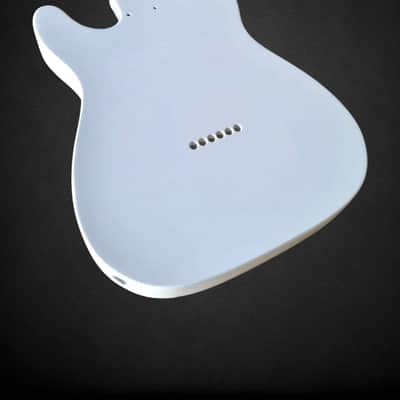 Telecaster Thinline Body Olympic White gloss finish image 3