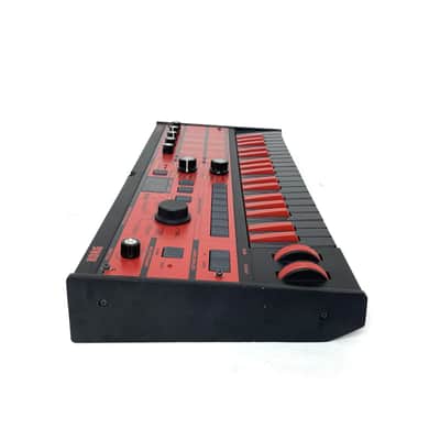 Korg MicroKORG Limited Black Red Edition BKRD w/ Universal power supply, Condenser mic and Original box 37-Key Synthesizer/Vocoder Worldwide Shipment image 9
