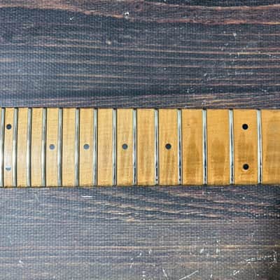 2012 Ibanez Prestige RG2560-MZEX Neck Abyss Blue Burst Maple Fingerboard Made in Japan image 5