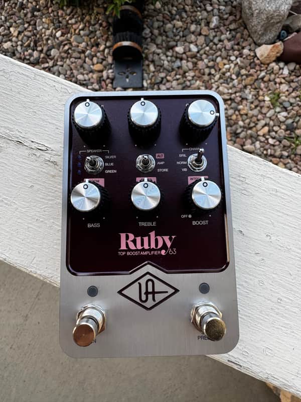 Universal Audio Ruby ’63 Top Boost Amplifier 2022 - Present - Ruby / Silver image 1