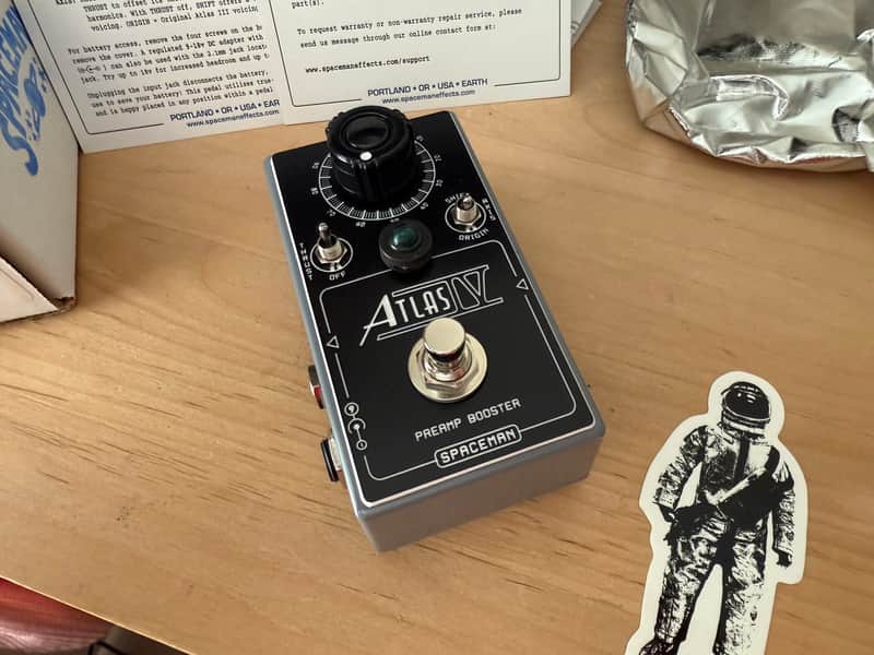 Spaceman Atlas IV Ultra Limited Grey Edition Preamp Booster Handwired image 1