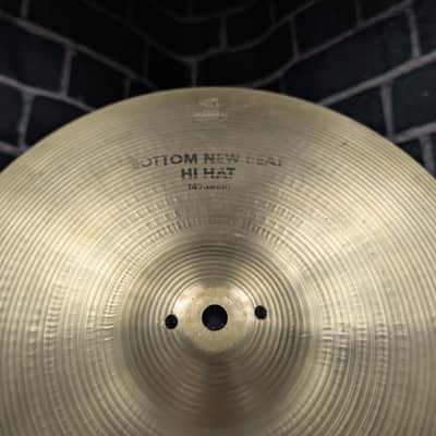 Zildjian 14" New Beat Hi‑Hat Bottom • Industry Standard • Bright + Defined • Player‑Grade Modded image 3
