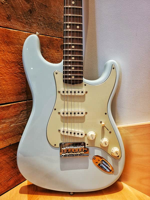 Fender Research and Development one off red cedar 60s vintage stratocaster chris fleming sonic blue image 1