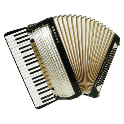 Hohner Verdi VM Piano Accordion 120 Bass, made in Germany, Straps and Hard Case, Vintage Original Musical Instrument, 2720 image 2