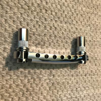 Graph Tech Resomax NV Bridge (4mm) & Tailpiece (M8) - Chrome image 12