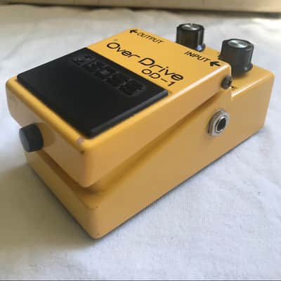 Boss OD-1 Overdrive Long Dash Black Label MIJ 1981 image 4
