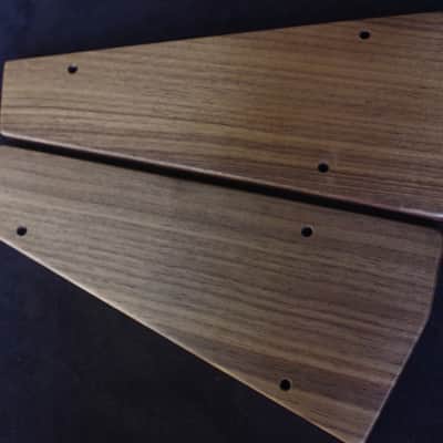 Oberheim Xpander Walnut Side Panels / Cheeks – Handcrafted Analog Synth Replacement Oberheim Xpander Wooden Ends american Walnut