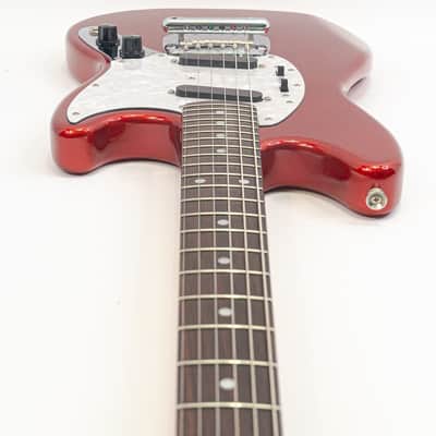 2011 Fender Mustang MG69 – Candy Apple Red w/ Matching Headstock & Gig Bag image 10