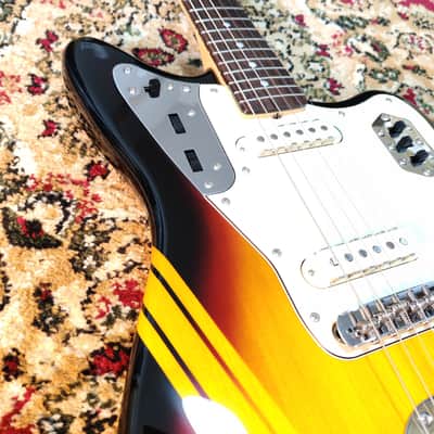 *NEW IN BOX* 2025 Fender Japan Limited Edition Traditional Collection, 60's Jaguar Competition 3-Color Sunburst / Aged Natural, MIJ JD25 image 9