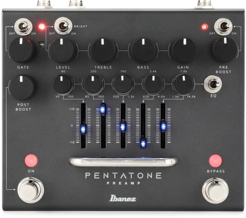 Ibanez Pentatone Preamp and Equalizer Pedal (PentatonePred1) image 1