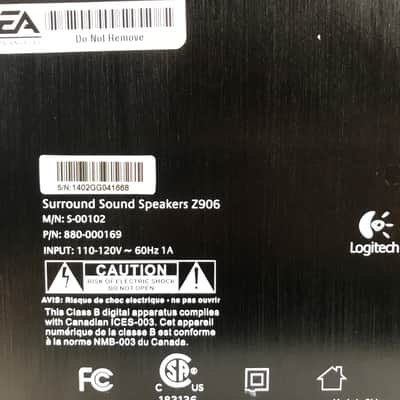 Logitech Computer Speaker Z906 Subwoofer image 4