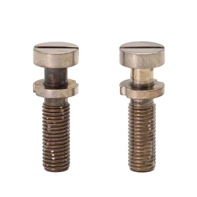 Music City Bridge Locking Studs, Metric Thread - Aged Nickel image 1