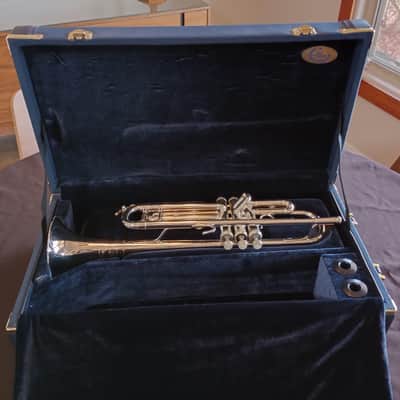 B&S Challenger I series 3137 Bb trumpet 2010s - silver plate image 1