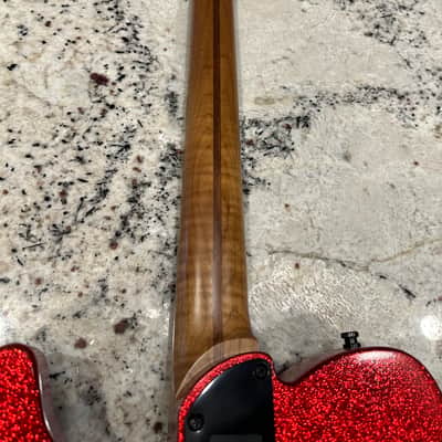 LsL Instruments T Bone 24 Fret - Brilliant Fire Sparkle - Matching Headstock image 9