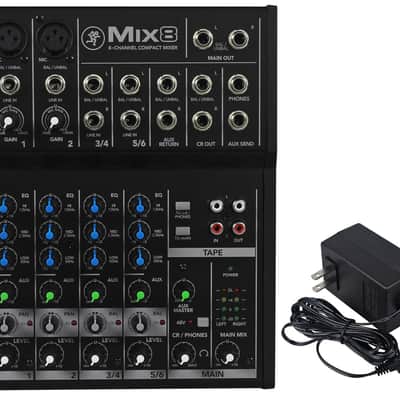 Tascam M-08 8 Channel Analog Mixer - Vintage Soundboard Mixing