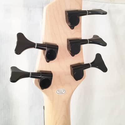 Stadium 5-String Bass Guitar-Vintage Sunburst Finish-2-J Bass Pickups-NEW-w/Shop Setup! image 6