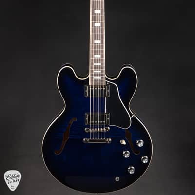 2024 - Gibson ES-335 Figured Custom Color Deep Ocean Burst 8.1 #233240186 image 3