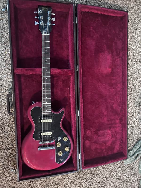 Gibson Sonex-180 Deluxe 1982 - Candy Apple Red + Original Case! image 1