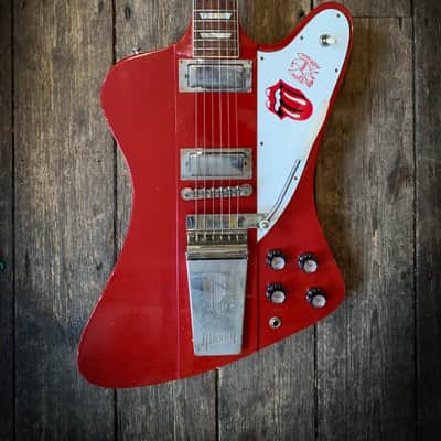 2022- 1963 Firebird V Reissue with Maestro Vibrola Light Aged Cardinal Red Murphy Lab image 1