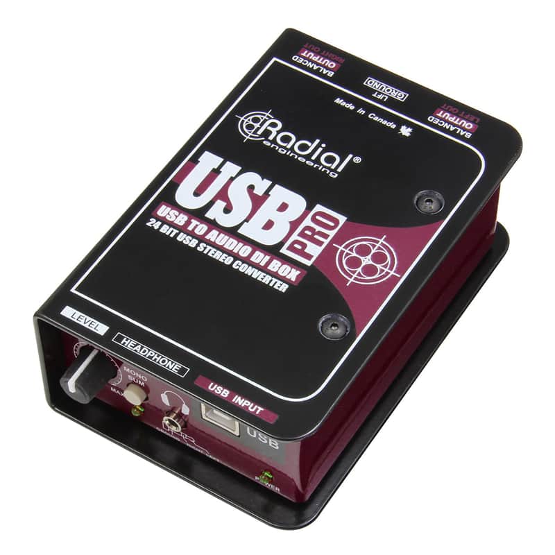 Radial USB-Pro Stereo USB Direct Box image 1