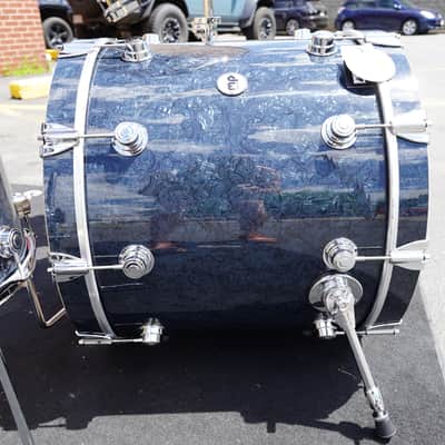 DW USA Collectors Series - Ebony Chaos - 4pc Pure Maple SSC Shell Pack With Ring's (DW - Limited Finish) image 7