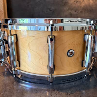 Pearl Masters MCM-1465S/C102 One ply maple snare 2015 - Natural maple image 6