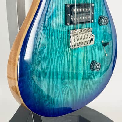 PRS Paul Reed Smith PRS SE Custom 24 Ltd Ed Exotic Burled Ash - Lake Blue Serial#:CTIG101494 image 3