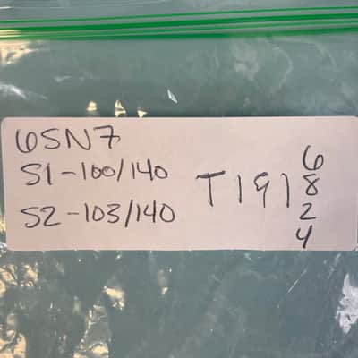 1957 General Electric 6SN7GTB Vintage GE Side Getter Preamp Tube! T191 image 7