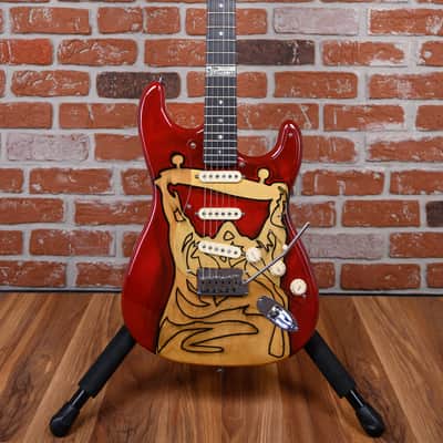 Fender Custom Shop “The Disaffected” Stratocaster #7 of 8  Artwork by Adrian Nyman 2003 w/OHSC image 4
