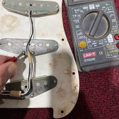 Fender Stratocaster 1974 - 1975 Loaded Pickguard Factory Original Wiring Harness image 4