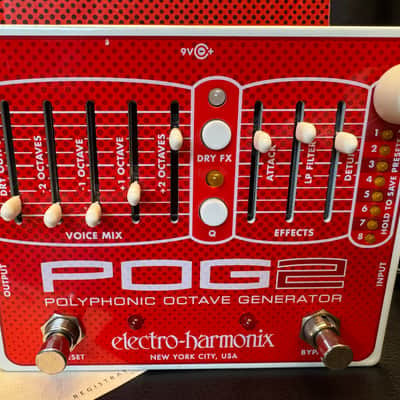 Electro-Harmonix POG2 Polyphonic Octave Generator 2009 - Present - Red / White image 2