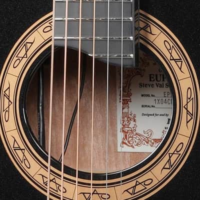 Ibanez EP5 BP Steve Vai Euphoria Signature Acoustic Electric Guitar. Pearl Black image 8