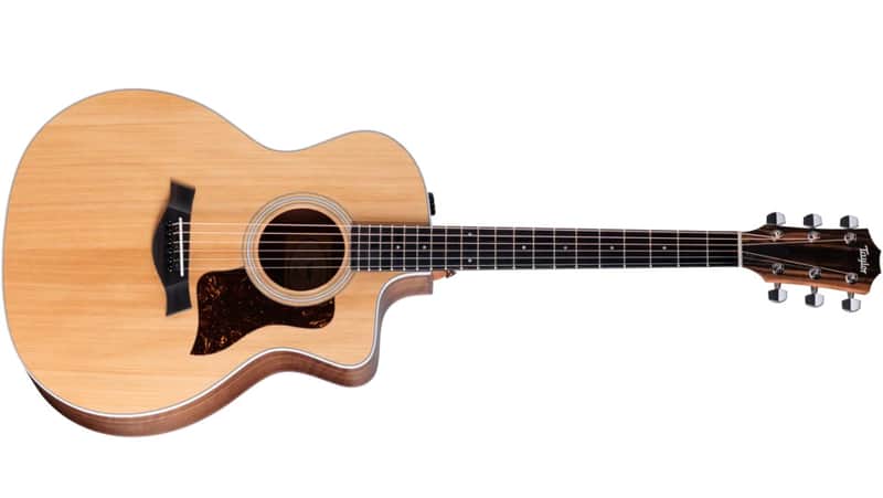 Taylor - 214ce Grand Auditorium - Acoustic-Electric Guitar - Natural - w/ Gigbag