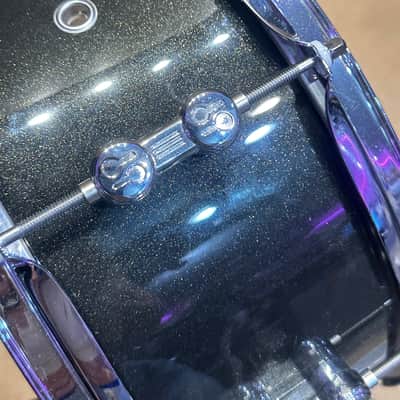 Sonor AQX 14x5.5 Snare Drum – Black Midnight Sparkle | Floor Model | w/ New Snare Wires image 8