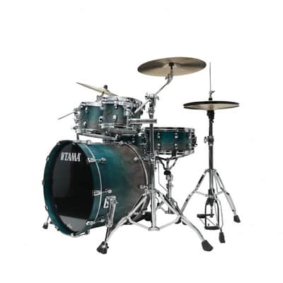 Tama WBS52RZS-SPF Starclassic Walnut/Birch Lacquer Shell Kit 5 pcs - Satin Sapphire Fade/Chrome HW image 25