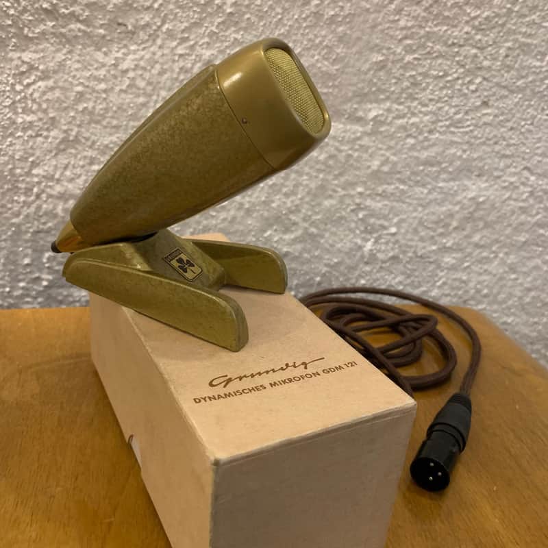 Vintage Grundig GDM121 (Sennheiser MD21) dynamic omni microphone image 1