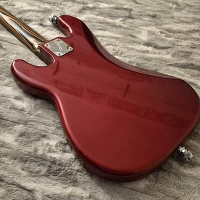 Fender Precision V Parts Bass - 5-String - Zebrawood Neck - 2000s - Candy Apple Red image 10