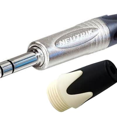 NEUTRIK NP2X Mono or NP3X Stereo 1/4" Cable Mount Instrument Jack w/ Nickel Shell & Colored Boot For ID-NP2X-Mono / Orange image 17