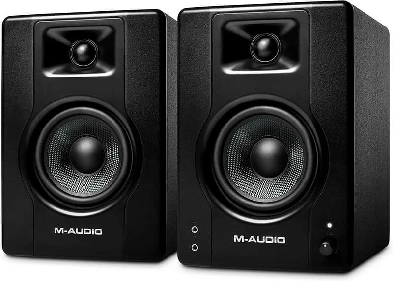 M-Audio BX4 120-Watt Powered Desktop Computer Speakers/Studio Monitors! image 1