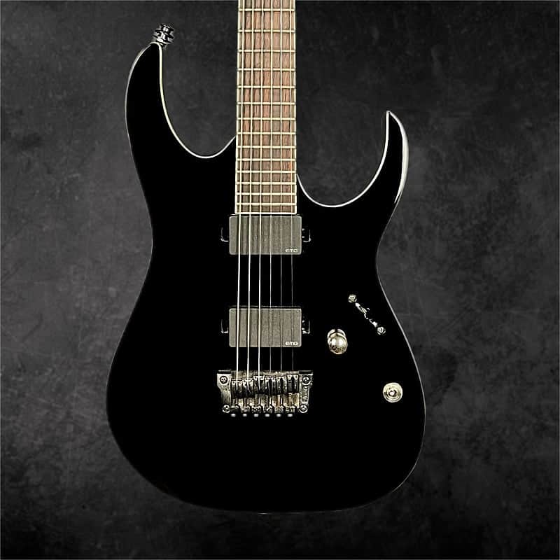 Ibanez RGIR20FE Iron Label Electric Guitar in Black w/EMG Pickups