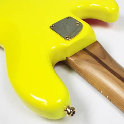 Fender MonoNeon Signature Jazz Bass V 2022 - Neon Yellow image 16