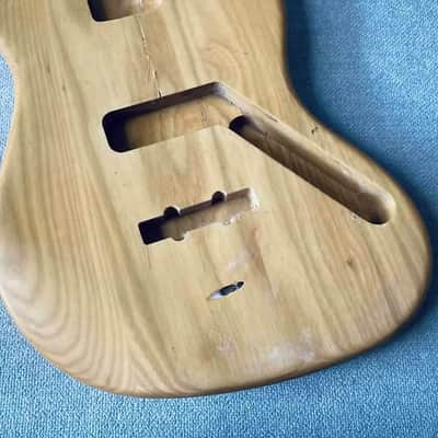 Ash Wood 4 String Jazz J Bass Style Body image 3