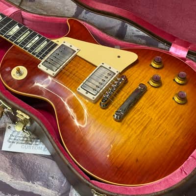 Gibson Custom Shop 1960 Les Paul Standard VOS Washed Cherry Sunburst New Unplayed Auth Dlr 8lb9oz #531 image 10
