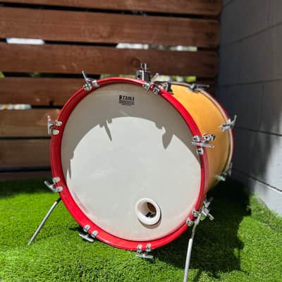 Tama Superstar 18” floor tom + Bass drum conversion kit Natural finish image 1