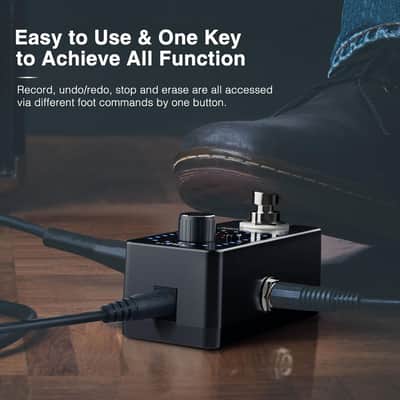 Guitar LOOPER & TUNER Effect Pedal Guitar Looping and Tunning Loopstage image 4
