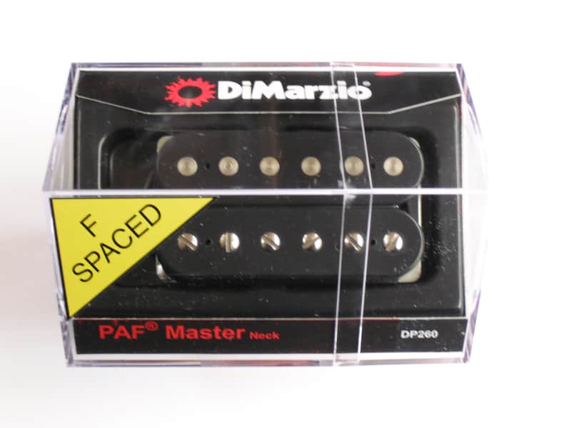 DiMarzio DP260FBK PAF Master F-Spaced Neck Humbucker image 1