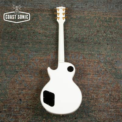 1990 Greco EGW-700 Les Paul Custom Made in Japan Alpine White image 4