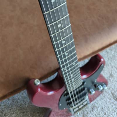Vintage USA 1982 G&L Early S500 with 1984 Skyhawk neck in Transparent Red image 5
